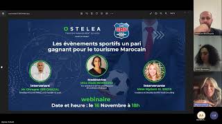 Webinaire  Les événements sportifs un pari gagnant pour le tourisme Marocain [upl. by Ecire]