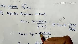 Example 1 Newton RaphsonIterative Method lecture3m3 [upl. by Akirahs859]