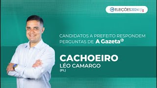 Entrevista com Leo Camargo que disputa a Prefeitura de Cachoeiro de Itapemirim [upl. by Anselmo]