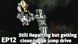 space engineers EP12 Repair Refuel Explore [upl. by Ear]