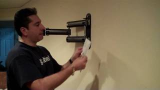 How to Install an Articulating Mount and InWall Power Kit [upl. by Daveen]