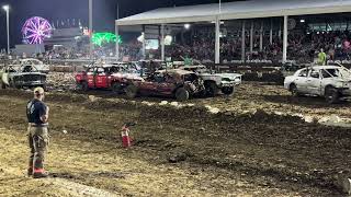 73024 Adams County Fair Demo Derby Fullsize Hobo [upl. by Trudie]