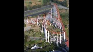 Six Flags Magic Mountain Old pictures [upl. by Grenier]