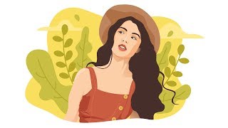 How to create FLAT ILLUSTRATION based on photo in Adobe Illustrator [upl. by Nodnar]