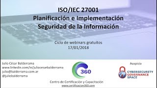 ISOIEC 27001 Planificacion e Implementacion Conceptos Básicos [upl. by Saenihp]