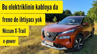 Nissan XTrail epower test sürüşü Ne şarj lazım ne de fren nissan Xtrail otogundem otomobil [upl. by Arayk]