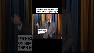 Johnny Carson called Joe Biden a fraud 36 years ago [upl. by Gromme]