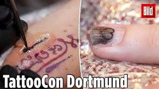 Diese Tattoos gehen unter die Haut UND den Nagel [upl. by Kaya]