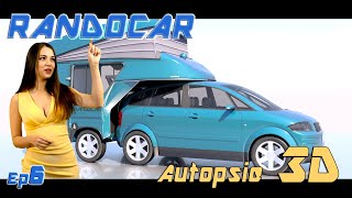 6Small camper  Rando Car Maillet  Autopsie dun Randocar en 3D [upl. by Akirdnwahs]