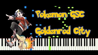 Goldenrod City  Piano Cover MaruPiano Arr [upl. by Alleciram81]