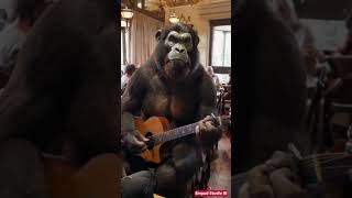 Viral Kingkong Main Gitar di Cafe China empudstudioai shorts [upl. by Chaney]