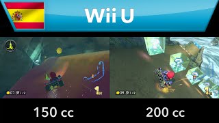 Mario Kart 8  200cc vs 150cc  Cala Delfín Wii U [upl. by Farro]