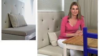 How to build an upholstered panel for a banquette [upl. by Tomlinson]