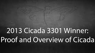 2013 Cicada winners overview of 3301  First in new Cicada 3301 series [upl. by Aehcsrop]