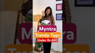 Myntra Tops Haul l Trendy Tops l Tops Haul myntra myntrahaul tops haul viral trending shorts [upl. by Demaria]