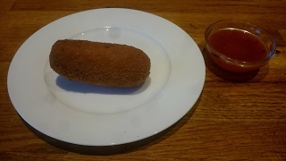 Satékroket  Kroketten gevuld met zelfgemaakte satésaus [upl. by Amelita]