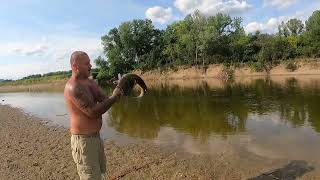 Scioto river fishin  Nick kicked my butt [upl. by Lurline390]