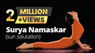 Suryanamaskar The Sun Salutation By Isha Sharvani Indian Contemporary dancer and actress [upl. by Mahon544]