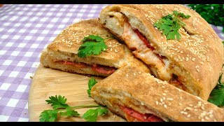 Stromboli’’ – același gust savuros de pizza prezentat în formă de ruladă  SavurosTV [upl. by Gaultiero255]