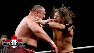 Shinsuke Nakamura sends Samoa Joe crashing to the mat NXT TakeOver Toronto November 19 2016 [upl. by Anniahs626]