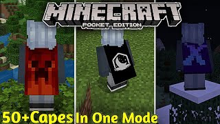 Capes Mod for Minecraft Pe 120 50Capes [upl. by Aleda246]