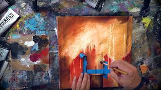 🎨INITIATION peinture abstraite  TUTO COMPLET [upl. by Etteniotna]