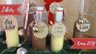 Eierlikör und Nutellalikör selber machen  DIY Weihnachtsserie [upl. by Cathee612]