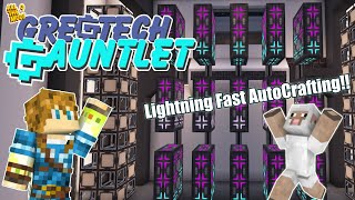 AE2 AutoCrafting amp The First EBF ◽️ GregTech Gauntlet ATM9 EP03 [upl. by Hgeilyak]