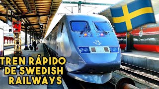 Tren Rápido X2000 de Swedish Railways  ¿EL MEJOR PRODUCTO de Europa vlog reseña [upl. by Nagard725]