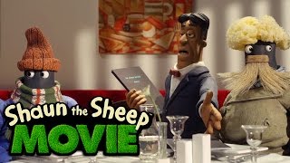 Shaun the Sheep The Movie  Restaurant Movie Clip [upl. by Atrice55]