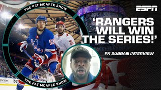 I BELIEVE THE RANGERS WILL WIN THE SERIES  Subban CONFIDENT in New York 👀  The Pat McAfee Show [upl. by Doowle104]