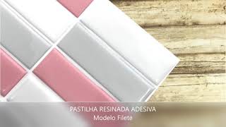 Pastilha Resinada Adesiva  Modelo Filete Dona Cereja [upl. by Faith717]