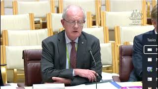 NACC Commissioner Paul Brereton gives evidence at the NACC Parliamentary Joint Committee 221124 [upl. by Rudolf]