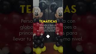 🎈🎉 Short 5 Ideas de Decoraciones con Columnas de Globos [upl. by Leakcim273]