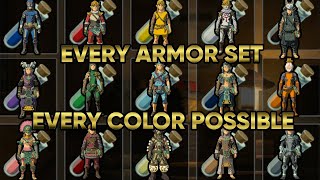 Every Dyed Armor Set In TOTK [upl. by Sunny955]