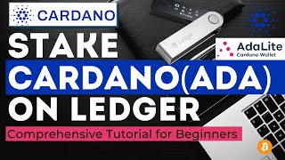 2023 Stake Cardano Ledger✅How To Stake Cardano on Ledger Nano X  Staking on Ledger Cardano Staking [upl. by Atinnod]