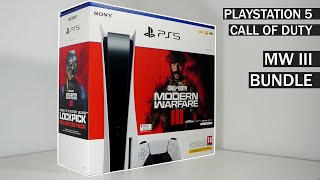 PlayStation 5 Console Call of Duty Modern Warfare III Bundle  ASMR Unboxing amp Gameplay [upl. by Center978]