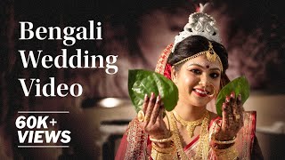 BEST BENGALI WEDDING VIDEO  Taniya amp Sourav CINEMATIC WEDDING VIDEO bengaliwedding weddingvideo [upl. by Faina]