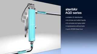 sterilAir AQD ST6  UV process water disinfection [upl. by Noslrac895]