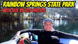 Rainbow Springs State Park campground review with site by site photos  Snorkeling at the Devils Den [upl. by Enilehcim]