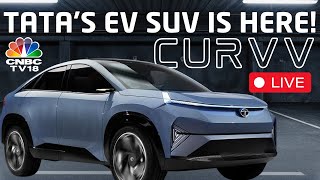 LIVE Tata Curvv EV Coupe SUV India Launch  N18L  CNBC TV18 [upl. by Maxma611]