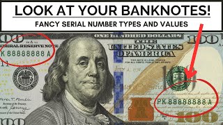 FANCY SERIAL NUMBER BANK NOTES WORTH TONS OF MONEY [upl. by Ahsias]