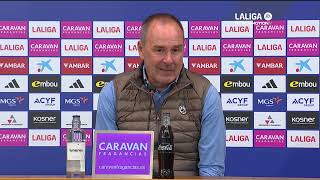 Rueda de prensa Real Zaragoza vs CD Tenerife [upl. by Jenkel]