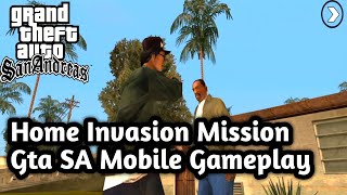 Gta Sa Home Invasion Mission  How To Complete Home Invasion Mission In Gta Aan Andreas Android [upl. by Sialac]