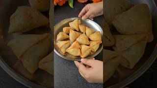 Teatime Samosa Chaat shorts samosa viralvideo recipe diwali chaat cookingvlog [upl. by Abijah]