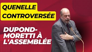 Quenelle controversée  DupondMoretti à lAssemblée [upl. by Imot]