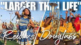 “LARGER THAN LIFE”  SARAH T REED MARCHING BAND  MAJORETTES 2024 [upl. by Nylodam598]