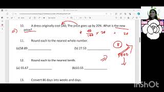 Solving Increased and Decreased Percentage Problem [upl. by Elleined764]