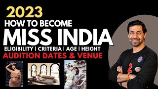 How To Apply for Femina Miss India 2023  Criteria  Audition Date  Form Filling amp Venue [upl. by Siddon]