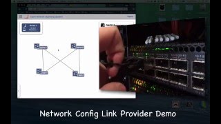 ONOS Network Config Link Provider Demonstration [upl. by Accber844]